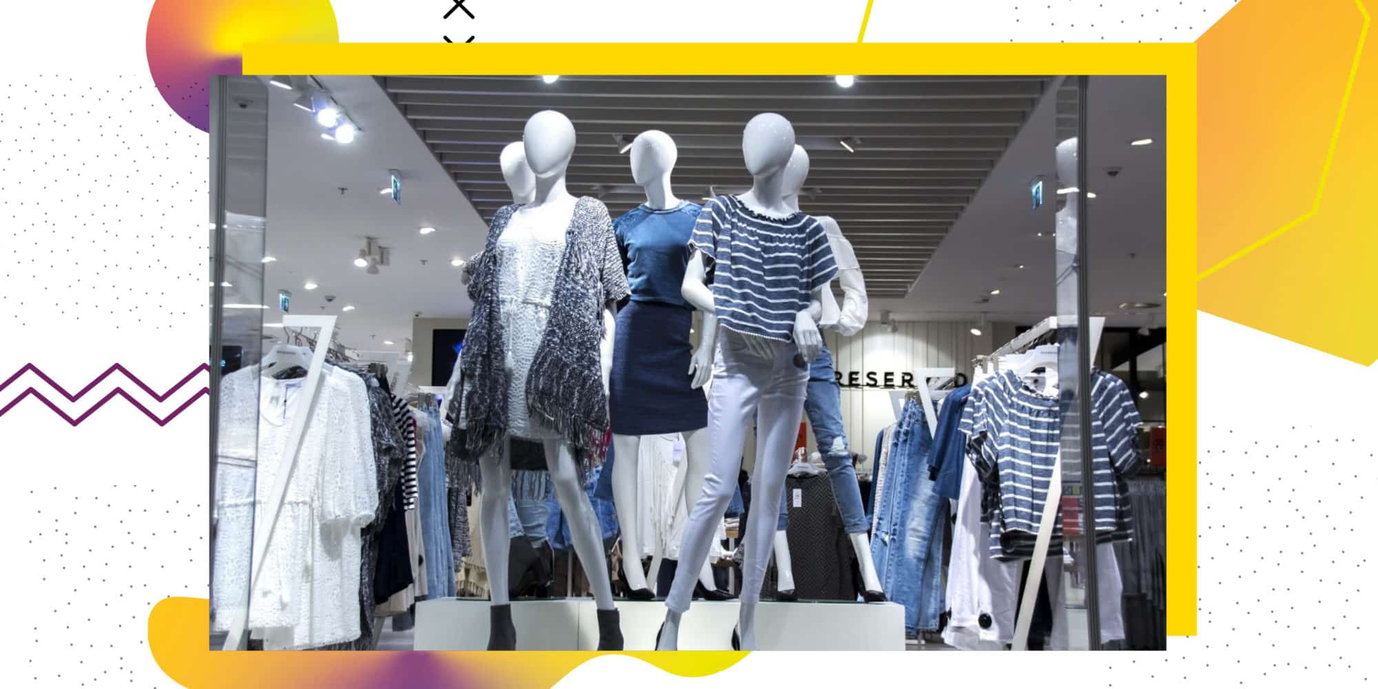 Schaufensterpuppen eines Geschäfts