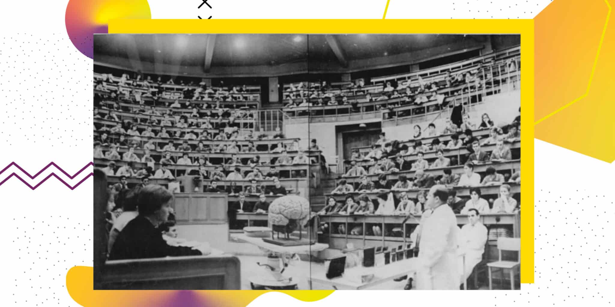 Studierende in einem Hörsaal im Jahr 1961 Studium in der DDR