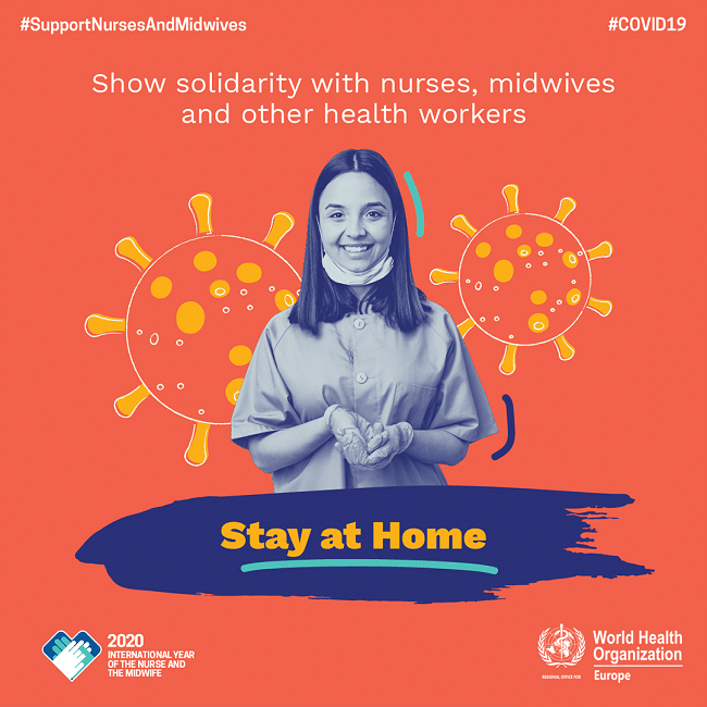 Kampagnenposter der Weltgesundheitsorganisation zum Weltgesundheitstag